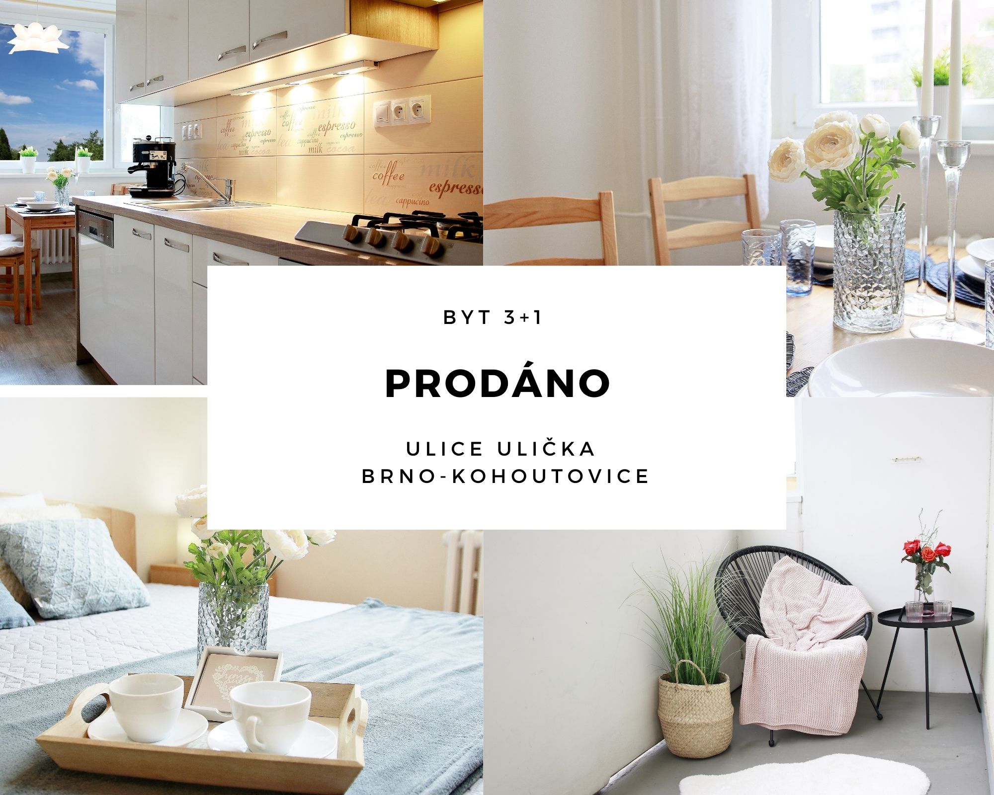 Kohoutovice byt 3+1 PRODÁNO